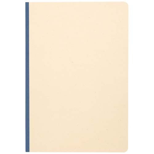 PF106125-2Liliana A5 Zuckerrohr und RPET Softcover Notizbuch_ Ozeanblau