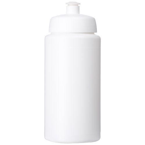 PF210687-2Baseline® Plus grip 500 ml Sportflasche mit Sportdeckel_ weiss