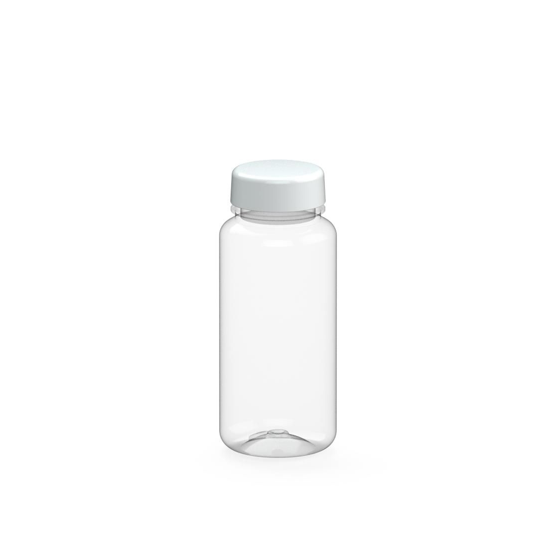EL01258-1Trinkflasche _Refresh_ 400 ml_ transparent_ weiss