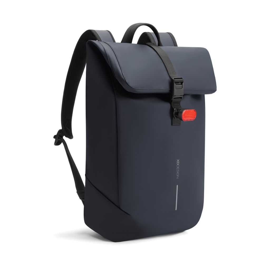 XDP706.26-25Urban wasserabweisender Flap-Top Rucksack_ navy blau