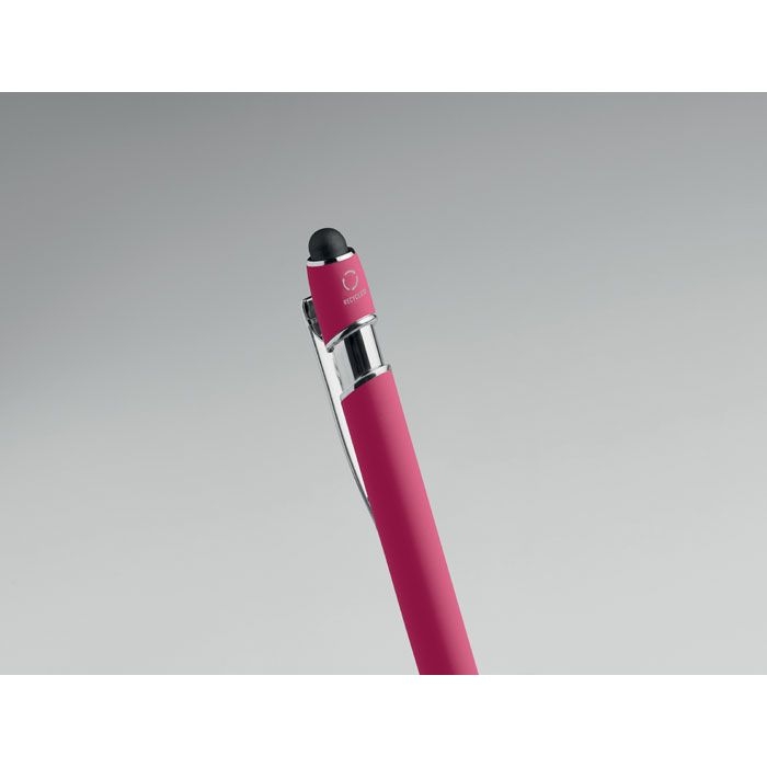 MO2798-38Siparo Druckkugelschreiber mit Stylus_ fuchsia
