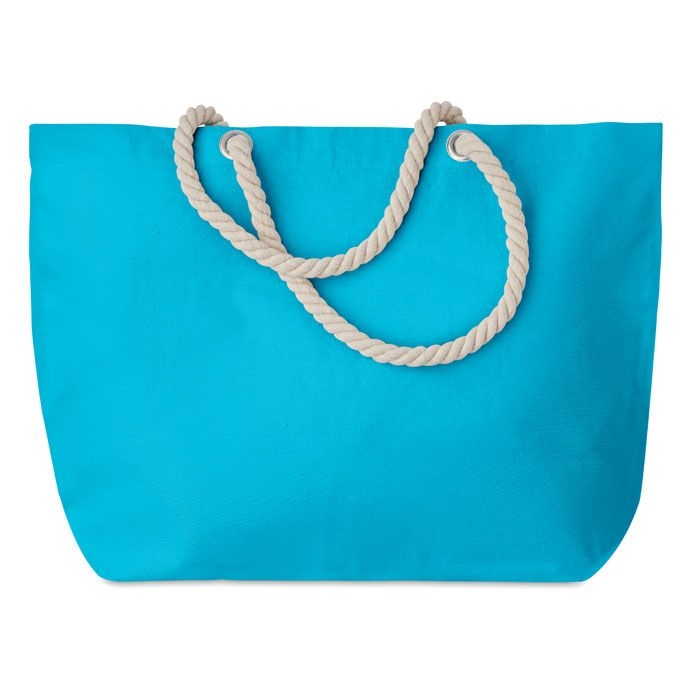 MO9813-12Menorca Strandtasche mit Kordelgriff_ tuerkis