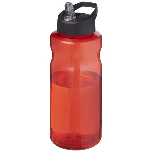 PF210179-8H2O Active® Eco Big Base 1L Sportflasche mit Ausgussdeckel _ rot_schwarz