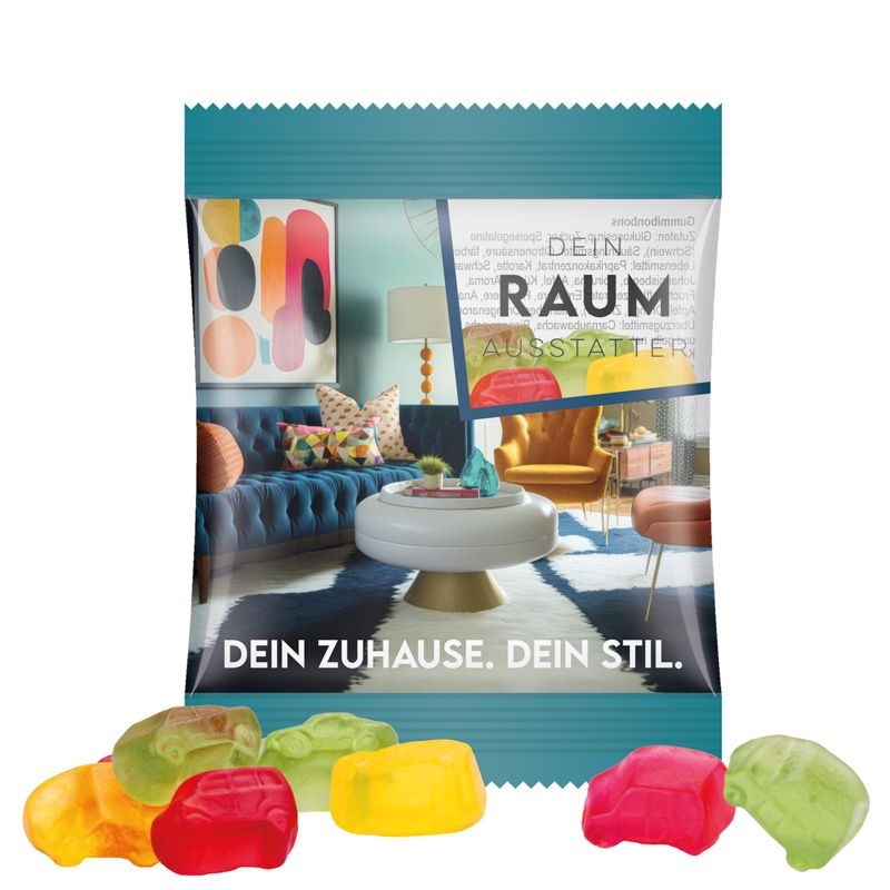 JG10062-10Minituete 15g_ Fruchtgummi Standardformen_ Automischung_ transparente Folie