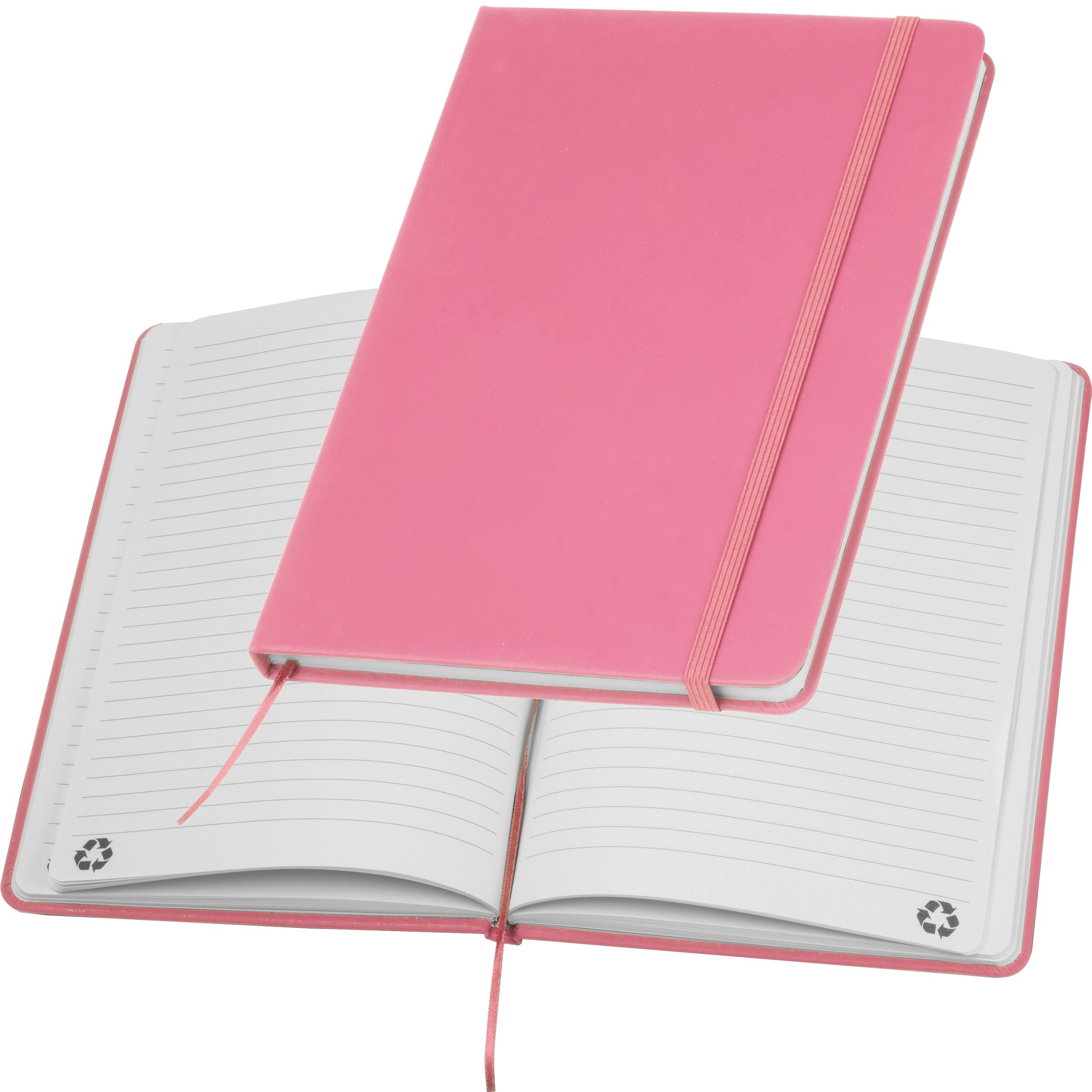MA25261-11A5 Notizbuch aus recyceltem Papier DOMINIK_ pink