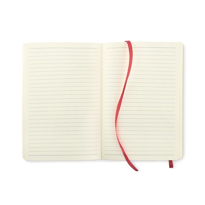 MO2118-05Breta DIN A5 Notizbuch recycelt_ rot