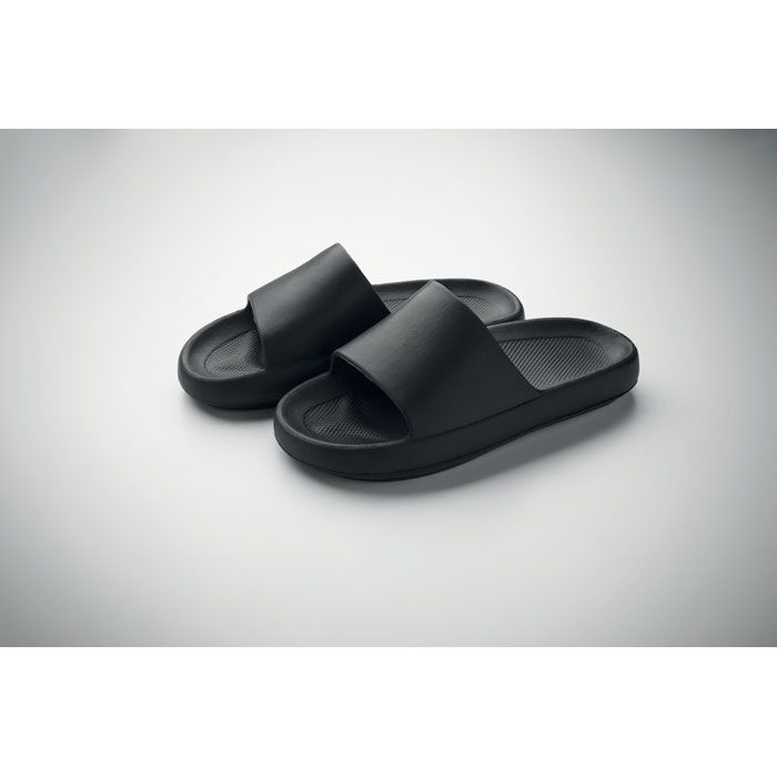 MO2897-03Evaslide Badeschlappen Groesse 40_41_ schwarz