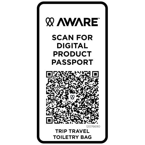 PF120766-3Trip Aware™ Recycelter Reisekulturbeutel 6 L _ schwarz