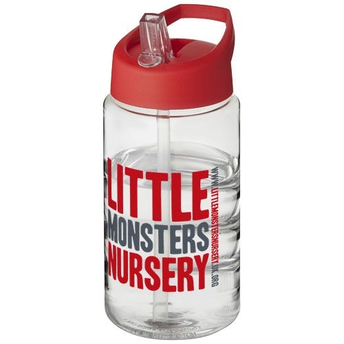 PF210883-11H2O Active® Bop 500 ml Sportflasche mit Ausgussdeckel_ transparent_rot