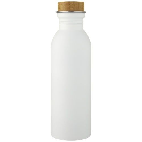 PF100677-1Kalix 650 ml Sportflasche aus Edelstahl_ weiss