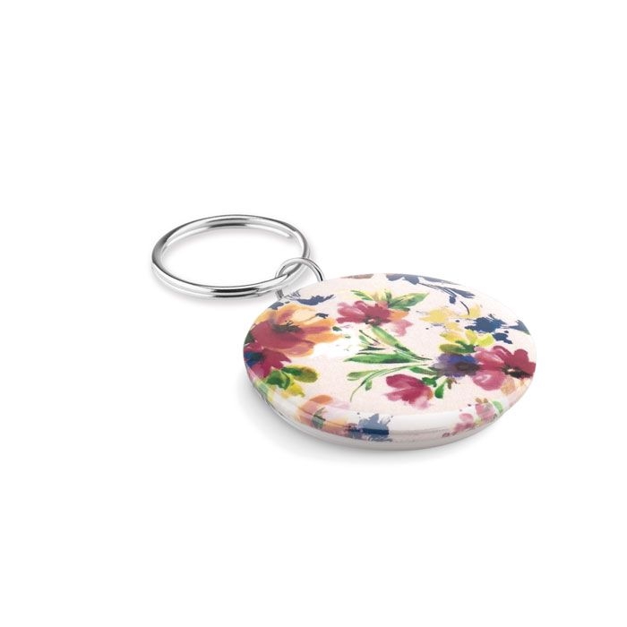 MO9332-06Pin Key Badge Schluesselanhaenger klein_ weiss