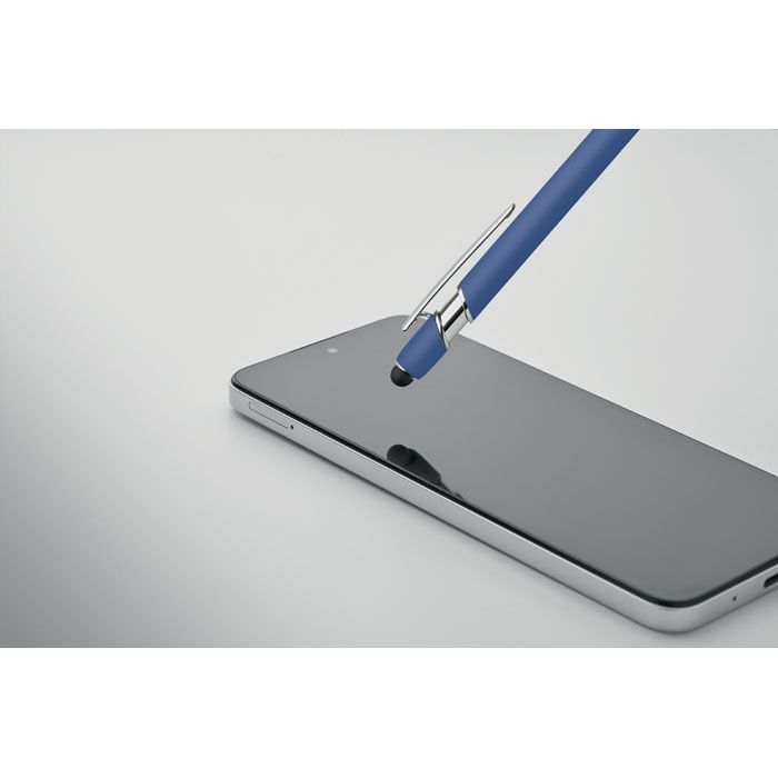 MO2798-37Siparo Druckkugelschreiber mit Stylus_ koenigsblau