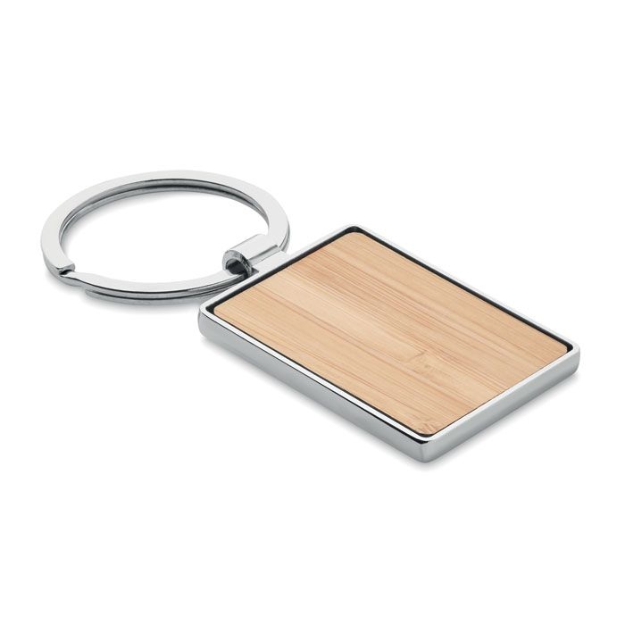 MO9961-40Bendigo Schluesselring Bambus_ eckig_ holz