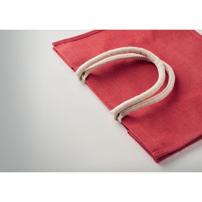 MO6443-05Aura Einkaufstasche Jute_ rot