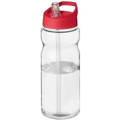 PF210099-21H2O Active® Eco Base 650 ml Sportflasche mit Ausgussdeckel_ transparent_rot