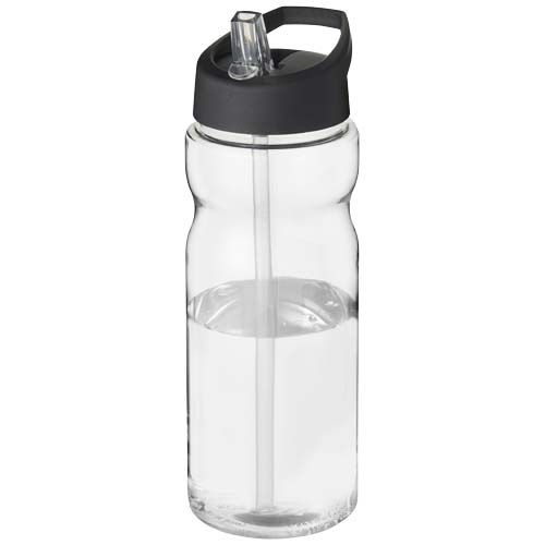 PF210099-18H2O Active® Eco Base 650 ml Sportflasche mit Ausgussdeckel_ transparent_schwarz