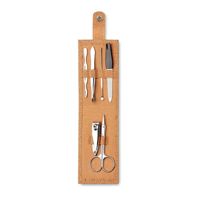 MO9798-13Nailkit Cork 6teiliges Manikuere-Set_ beige