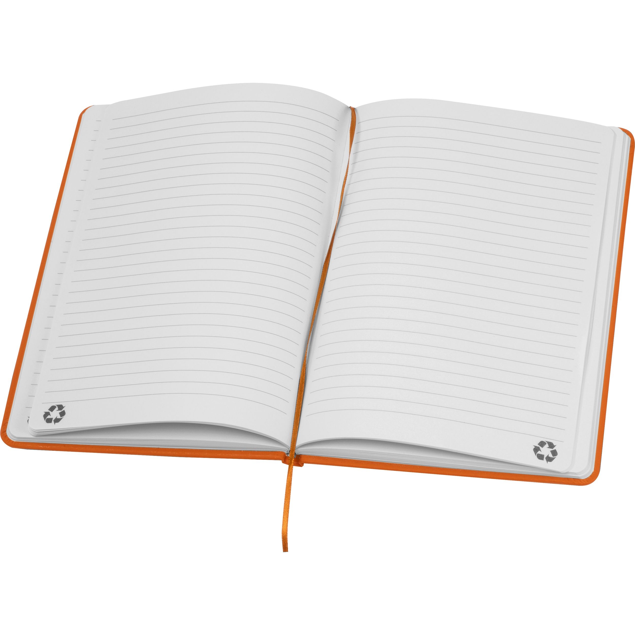 MA25261-10A5 Notizbuch aus recyceltem Papier DOMINIK_ orange
