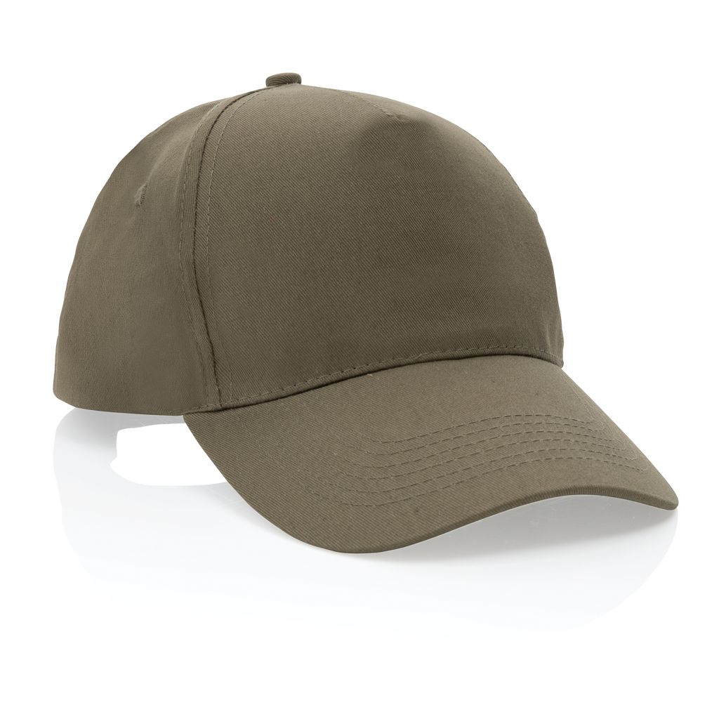 XDP453.33-7Impact 5 Panel Kappe aus 190gr rCotton mit AWARE™ Tracer_ gruen
