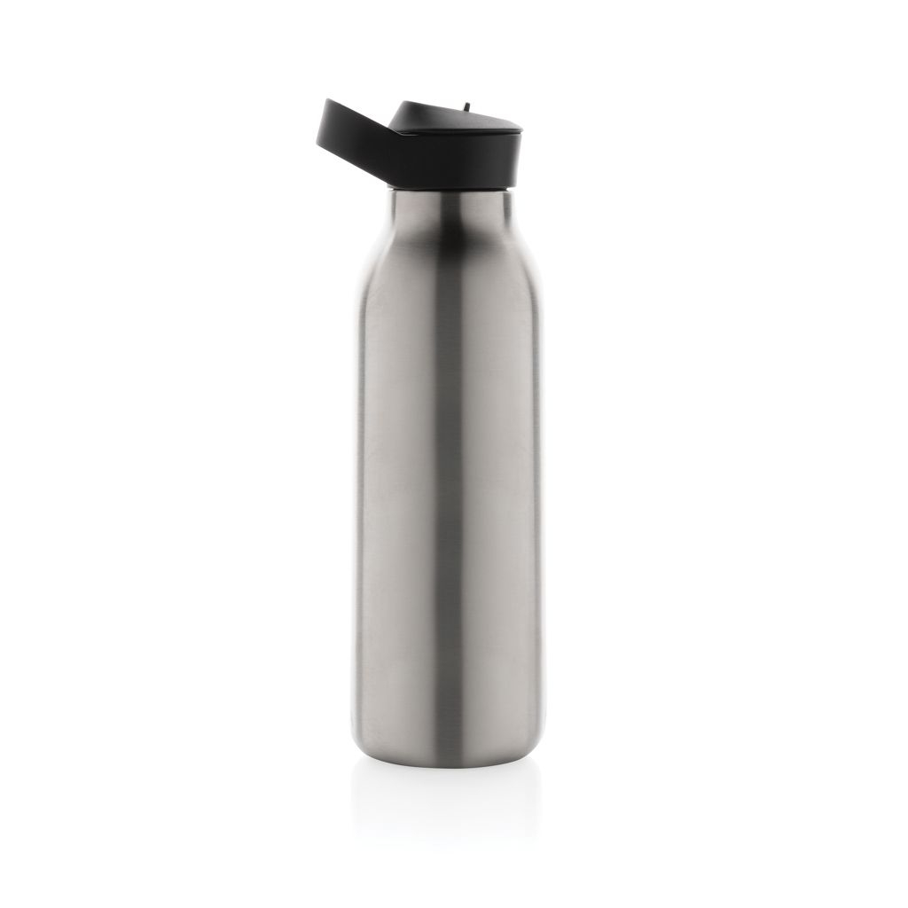 XDP438.08-2Avira Ara RCS Re-Steel Fliptop Wasserflasche 500ml_ silber
