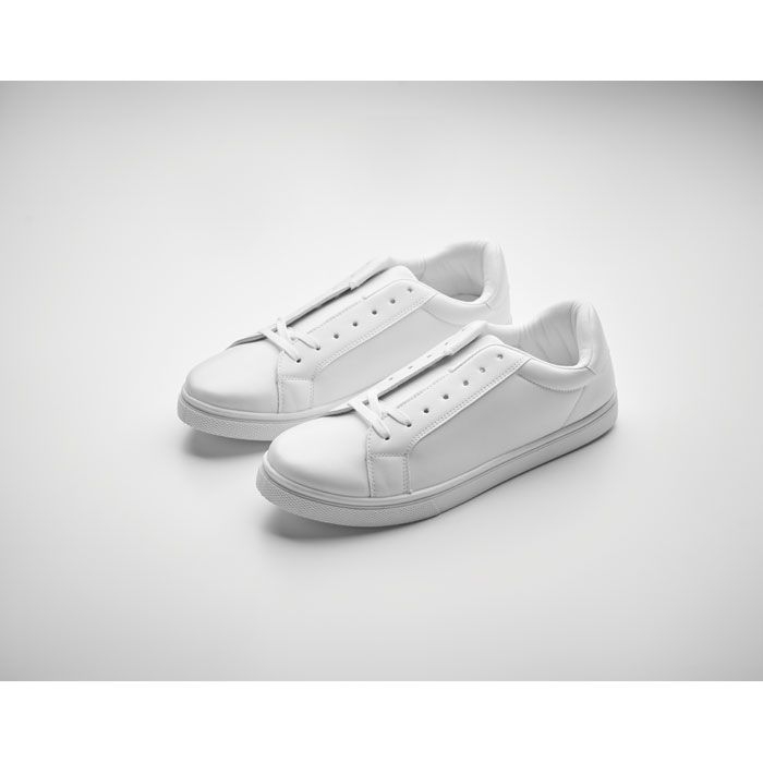 MO2044-06Blancos Sneakers aus PU Gr. 44_ weiss