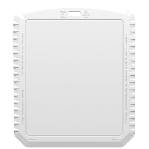 PF220502-1Thrym rechteckiger Eiskratzer aus recyceltem Kunststoff_ weiss