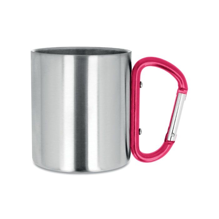 MO8313-05Trumbo Trinkbecher mit Karabiner_ rot