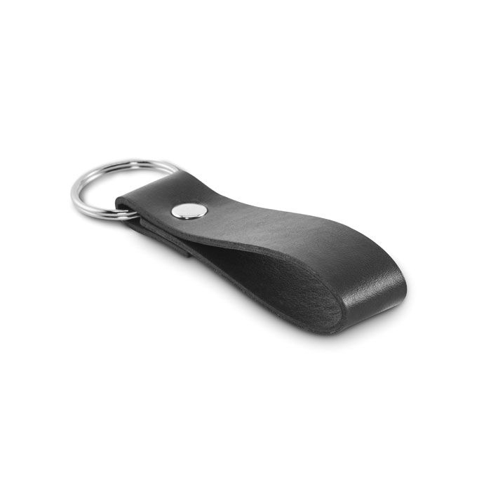 MO2460-03Strokey Schluesselring PU_ schwarz