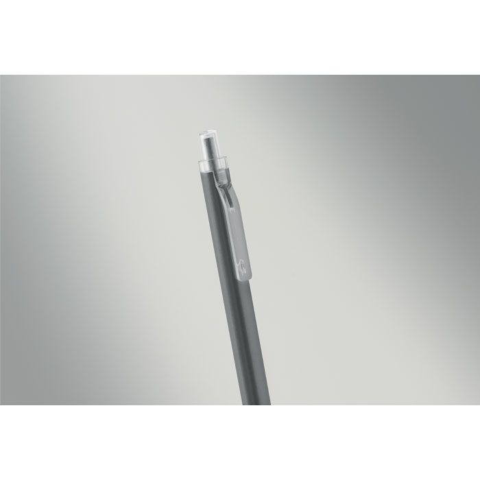 MO3185-18Nosta Druckkugelschreiber recy. Alu_ titan
