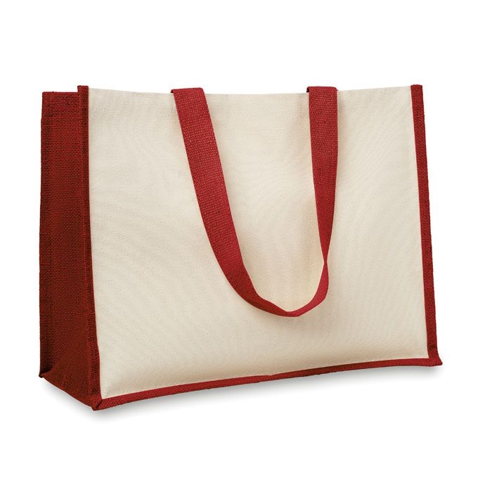 MO8967-05Campo De Fiori Jute_Canvas Shopper _ rot