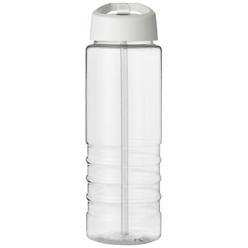 PF210877-2H2O Active® Treble 750 ml Sportflasche mit Ausgussdeckel_ transparent_weiss