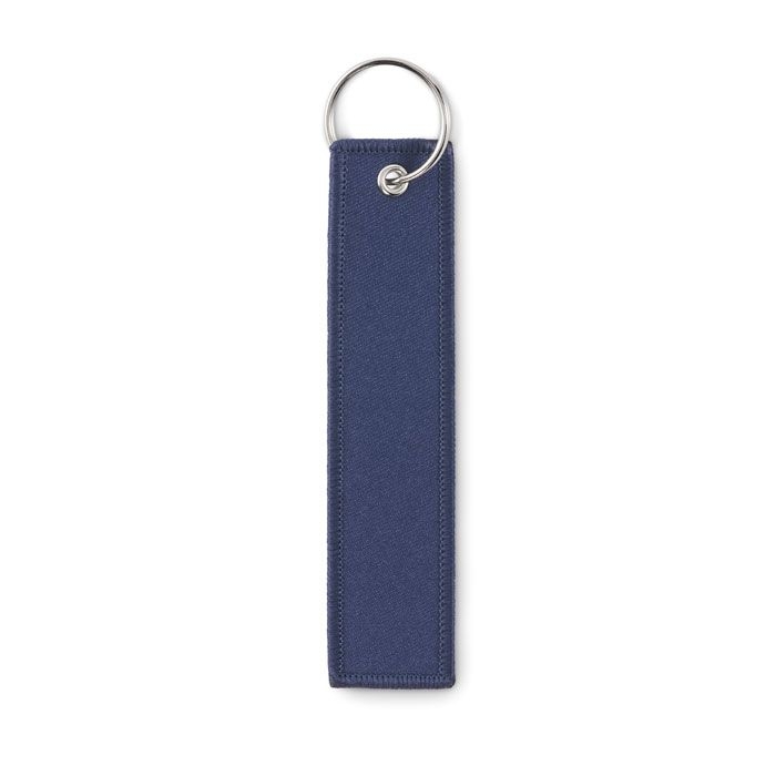 MO2463-85Takeoff Schluesselring Polyester Tag_ marineblau