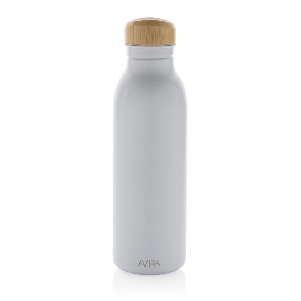 XDP438_06-3Avira Alcor 600ml Wasserflasche aus RCS rec. Stainless-Steel_ weiss