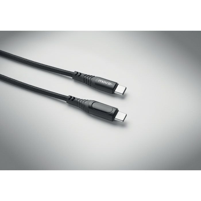 MO2676-03Typso 100W Ladekabel Typ-C_ schwarz