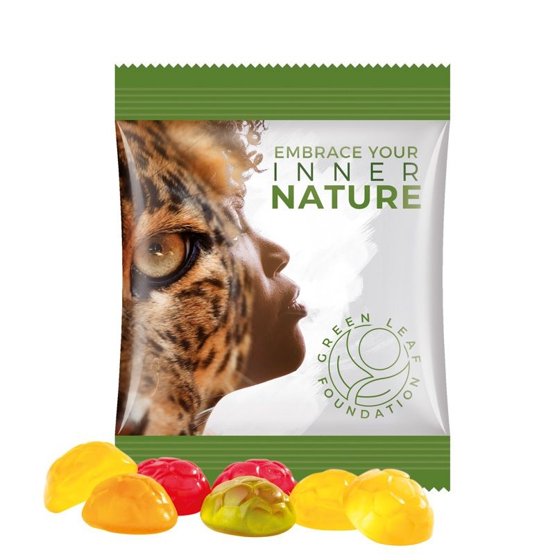 JG10061-21Minituete 10g_ Fruchtgummi Standardformen_ Fussball_ weisse Folie