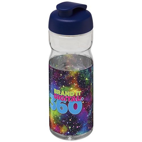 PF210436-12H2O Active® Base Tritan™ 650 ml Sportflasche mit Klappdeckel_ transparent klar_blau