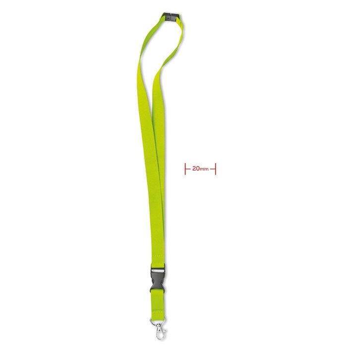 MO8595-48Lanyard mit Metallkarabiner_ limette