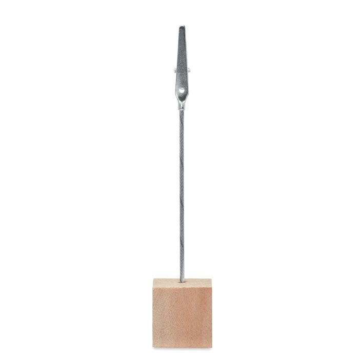 MO9947-40Hello Clip Foto- und Memohalter Kiefer_ holz