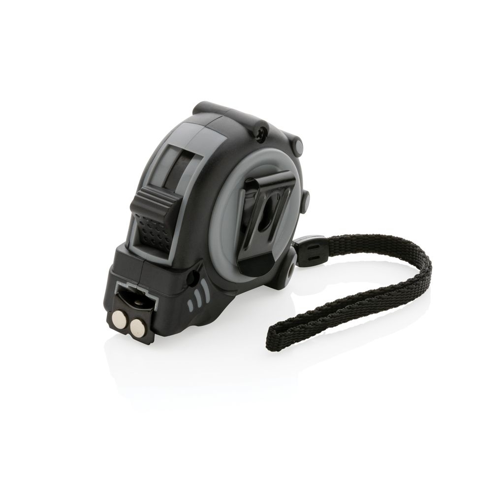 XDP112.14-1Grip 3m_16mm Massband aus RCS recyceltem Kunststoff_ grau