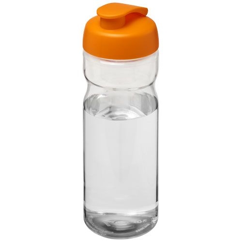 PF210045-8H2O Active® Base 650 ml Sportflasche mit Klappdeckel_ transparent_orange