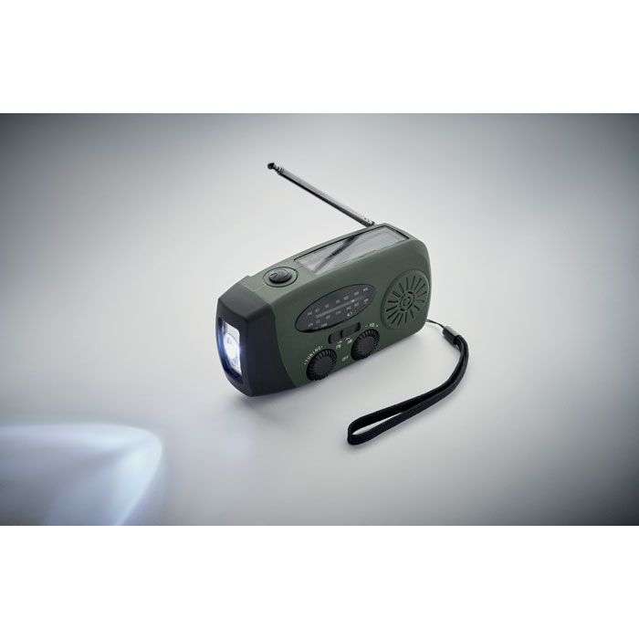 MO2746-60Onda AM_FM Radio mit Taschenlampe_ dunkelgruen