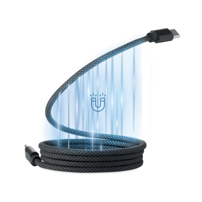 MO2778-03Braid Magnetisches Kabel RPET_ schwarz