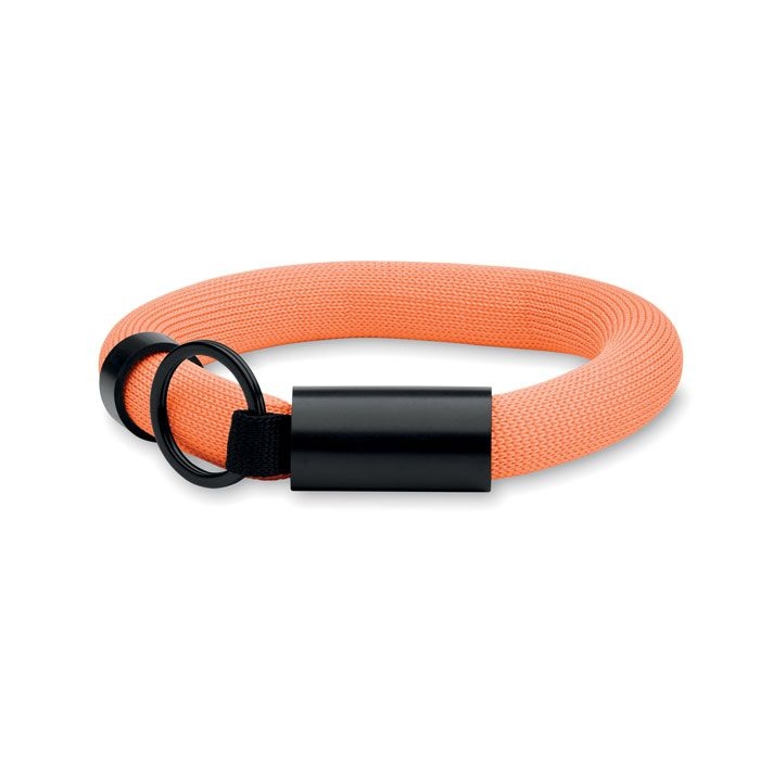 MO2497-10Polly Schluesselring mit Armband_ orange