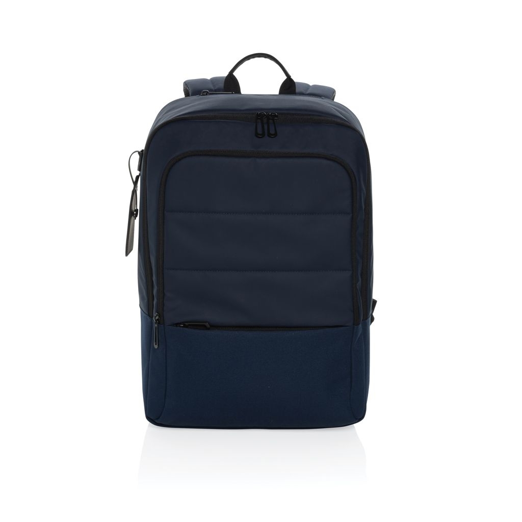 XDP763_28-5Armond AWARE™ RPET 15.6_ Deluxe Laptop-Rucksack_ navy blau
