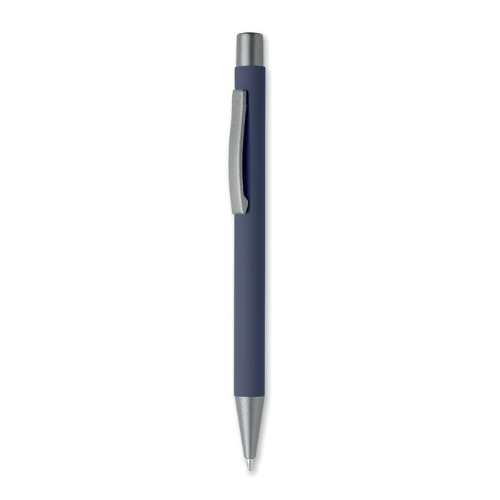MO3222-85Nali Druckkugelschreiber recy. Alu_ marineblau