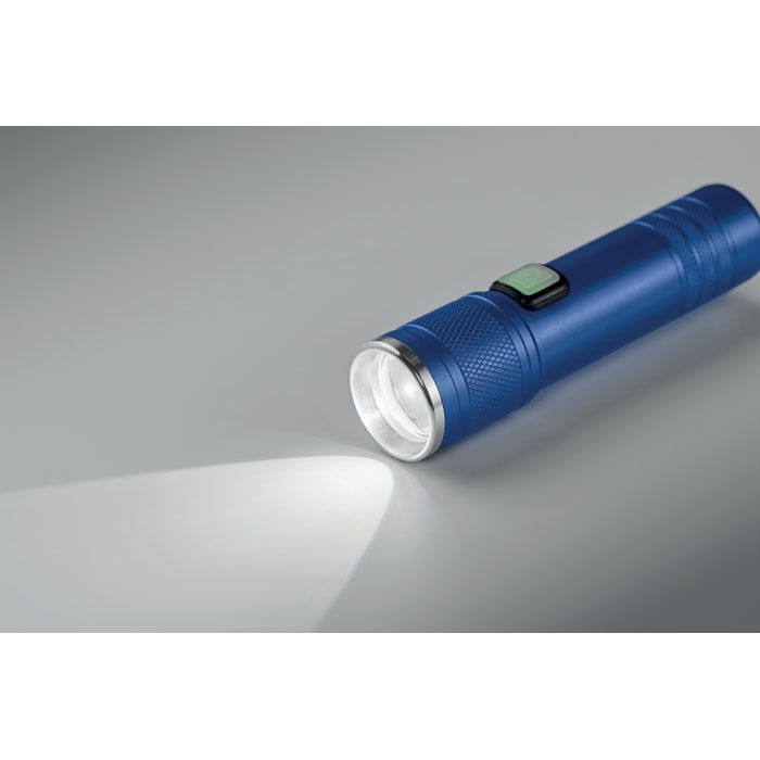 MO2724-04Flashra Wiederaufladbare Taschenlampe_ blau
