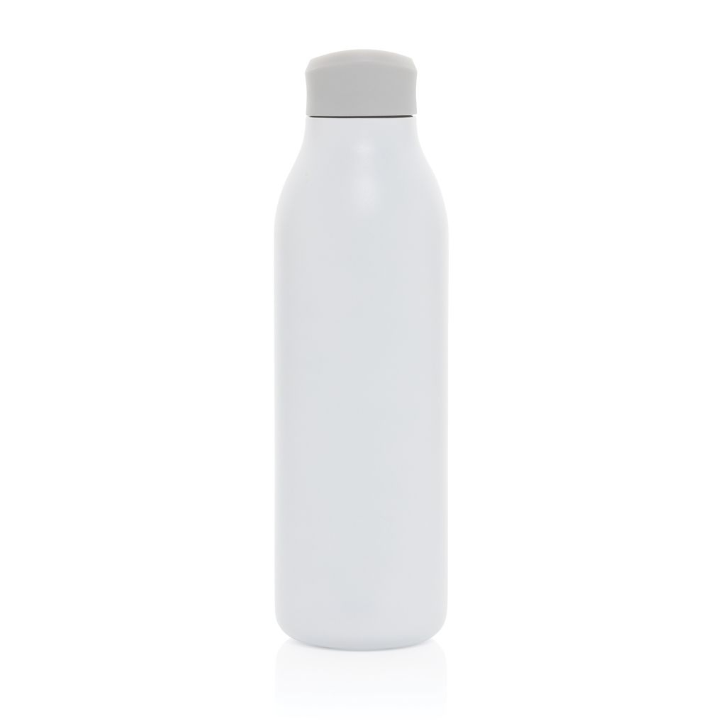 XDP438_09-03Avira Alok 360 Klick-Wasserflasche aus RCS rec. Stahl_ 600ml_ weiss