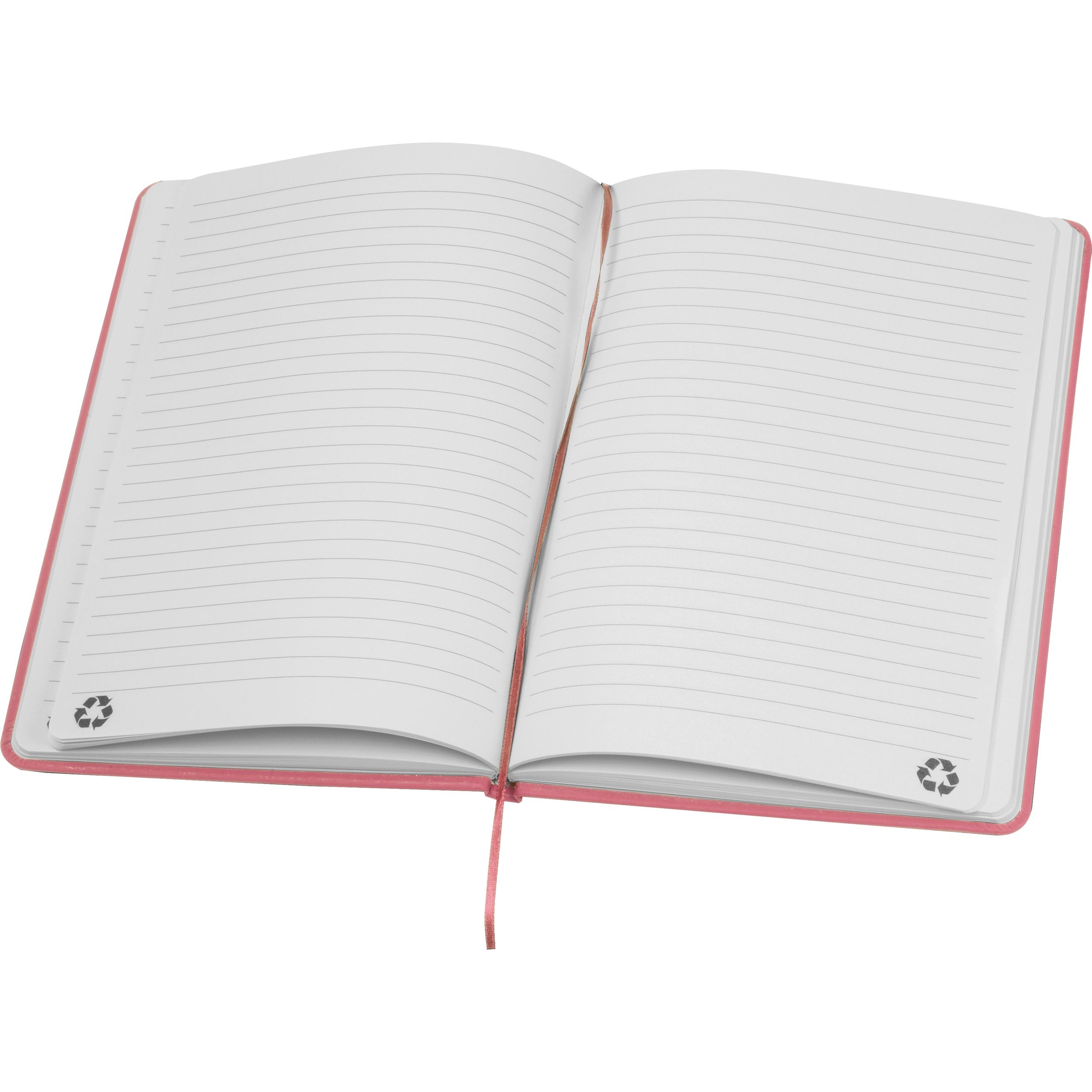 MA25261-11A5 Notizbuch aus recyceltem Papier DOMINIK_ pink