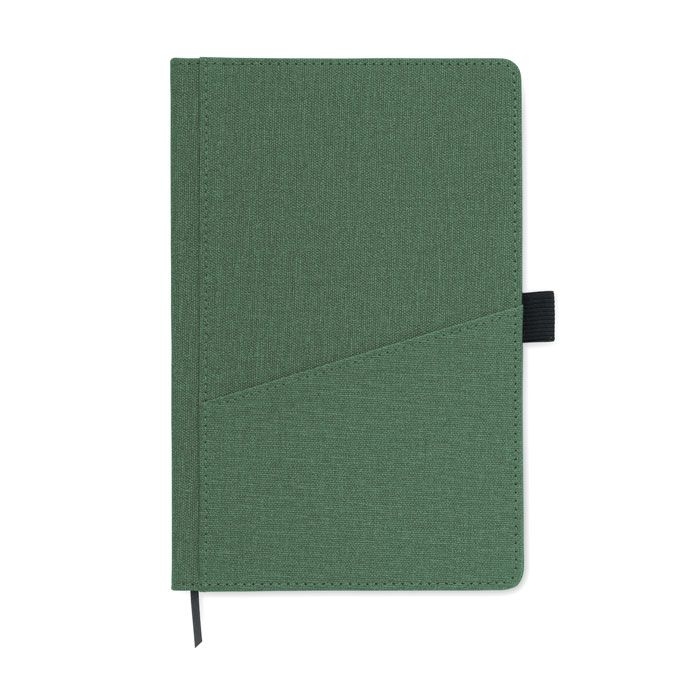 MO2285-60Cinco A5 notebook PU front pocket_ dunkelgruen