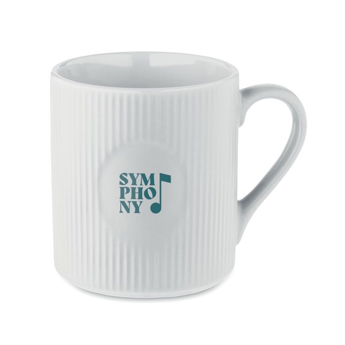 MO2397-06Ribmug Keramikbecher matt 340ml_ weiss